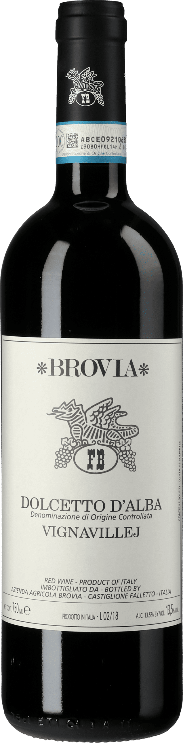 Azienda Agricola Brovia: Dolcetto d'Alba Vignavillej 2021