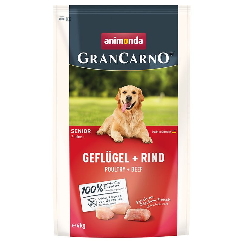 animonda GranCarno Senior Geflügel + Rind zu TOP-Preisen | bitiba