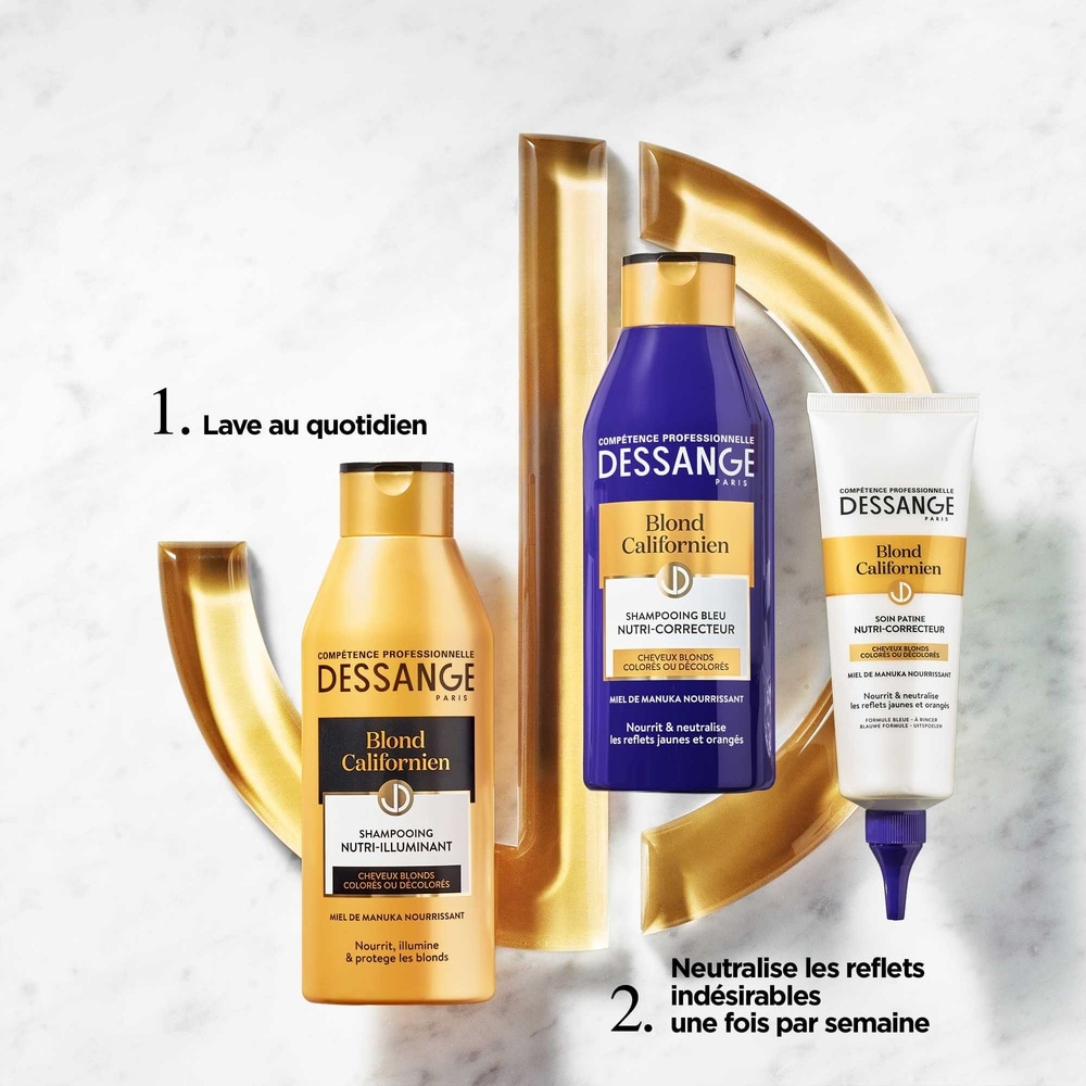 dessange Blond Californien Shampoing Bleu Nutri-Correcteur