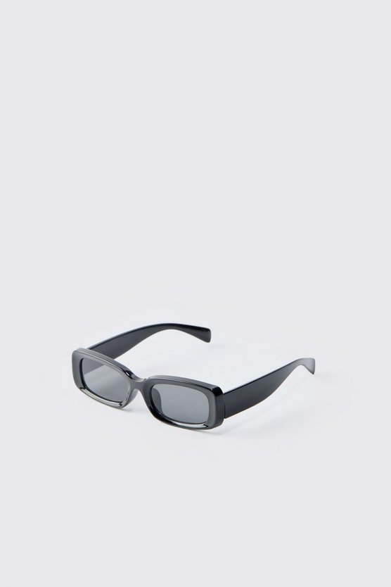 Klobig eckige Plastik-Sonnenbrille