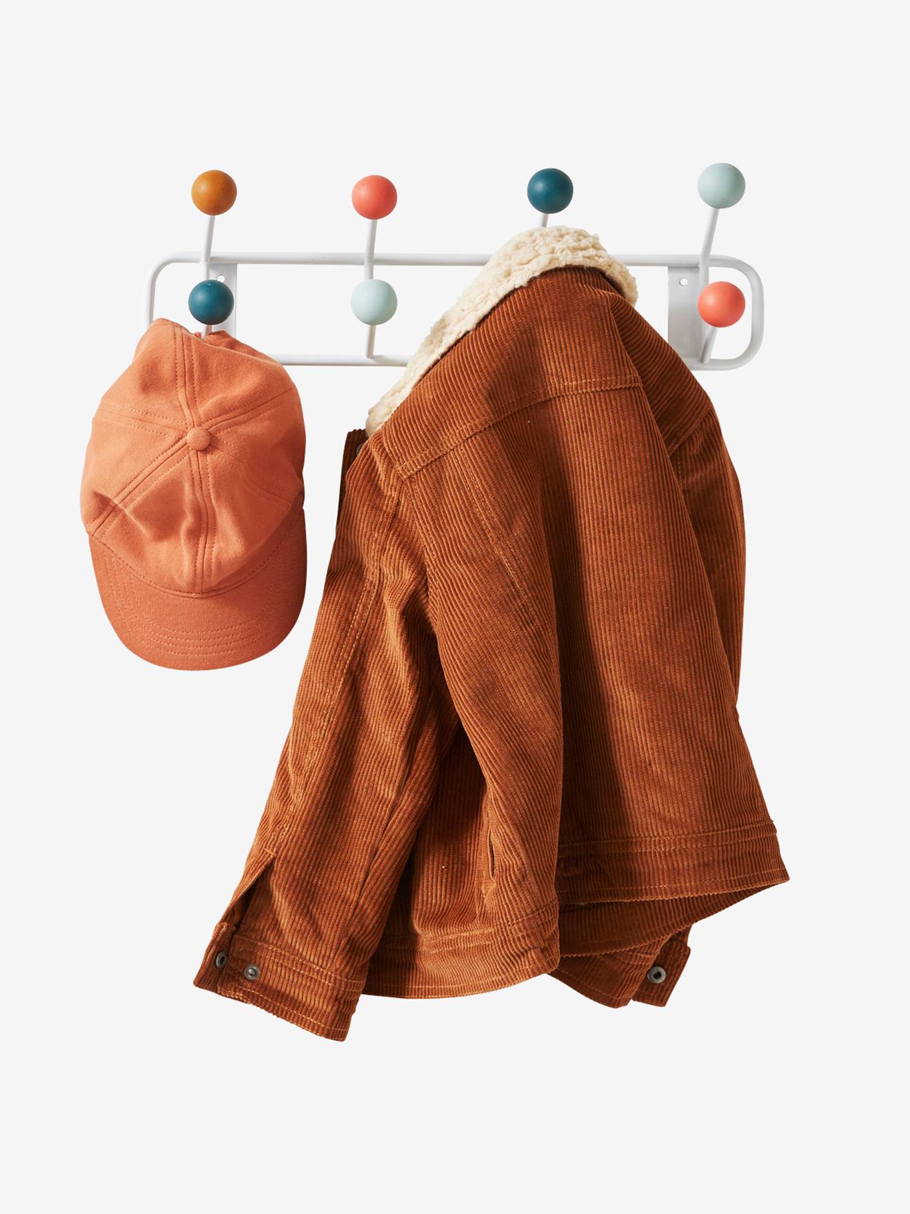 Porte-manteau Sixties blanc/multicolore