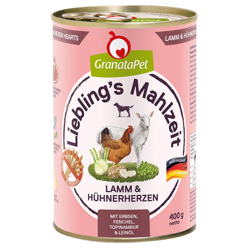 Sparpaket GranataPet Liebling's Mahlzeit 24 x 400 g