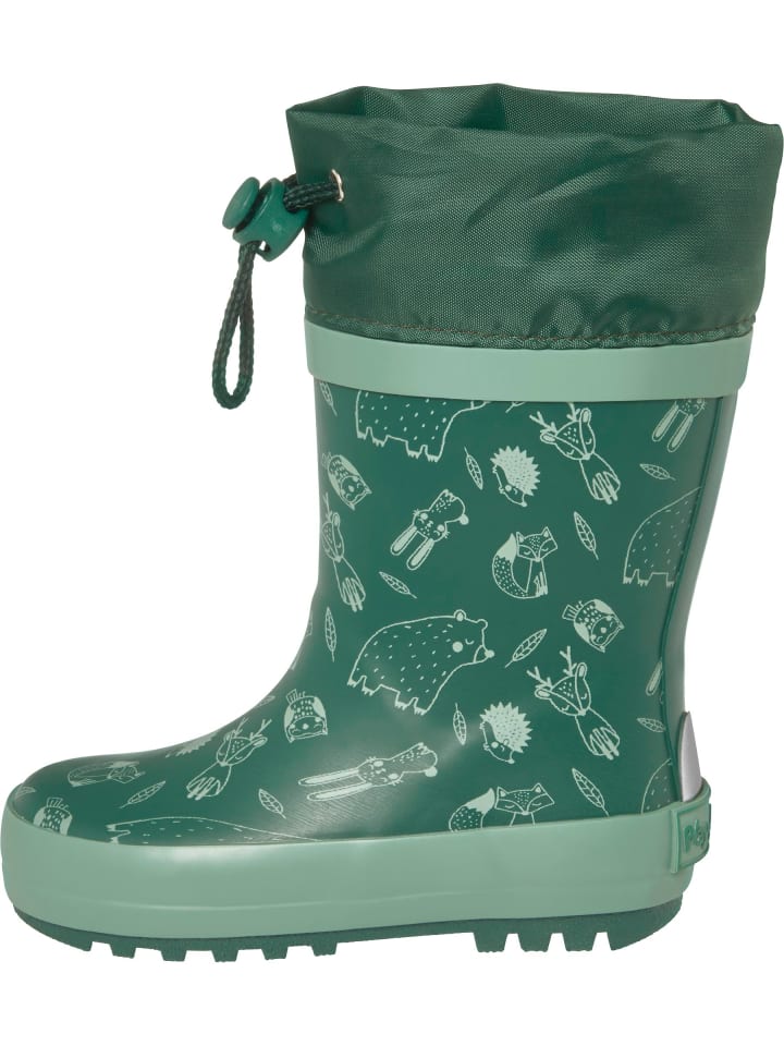 Playshoes Gummistiefel Waldtiere in Petrol günstig kaufen