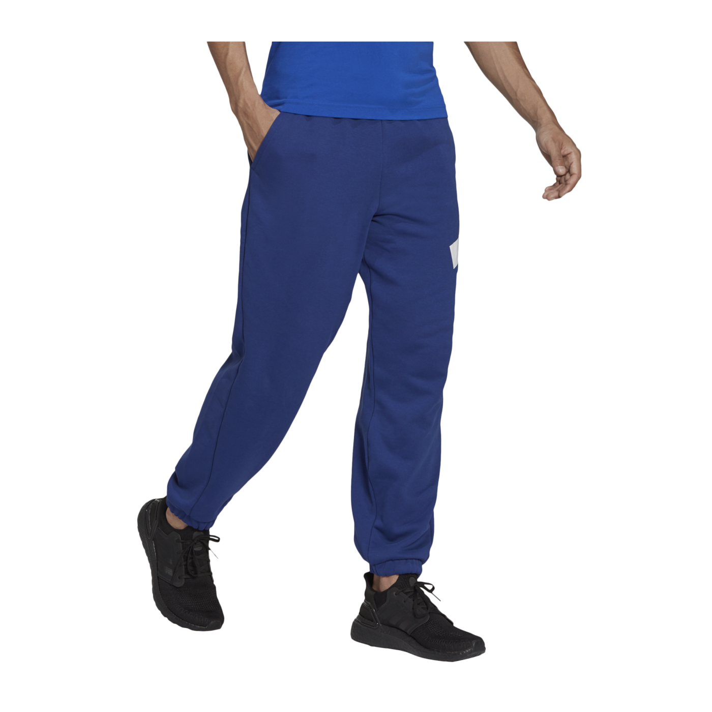 adidas 3B Jogginghose Blau Weiss