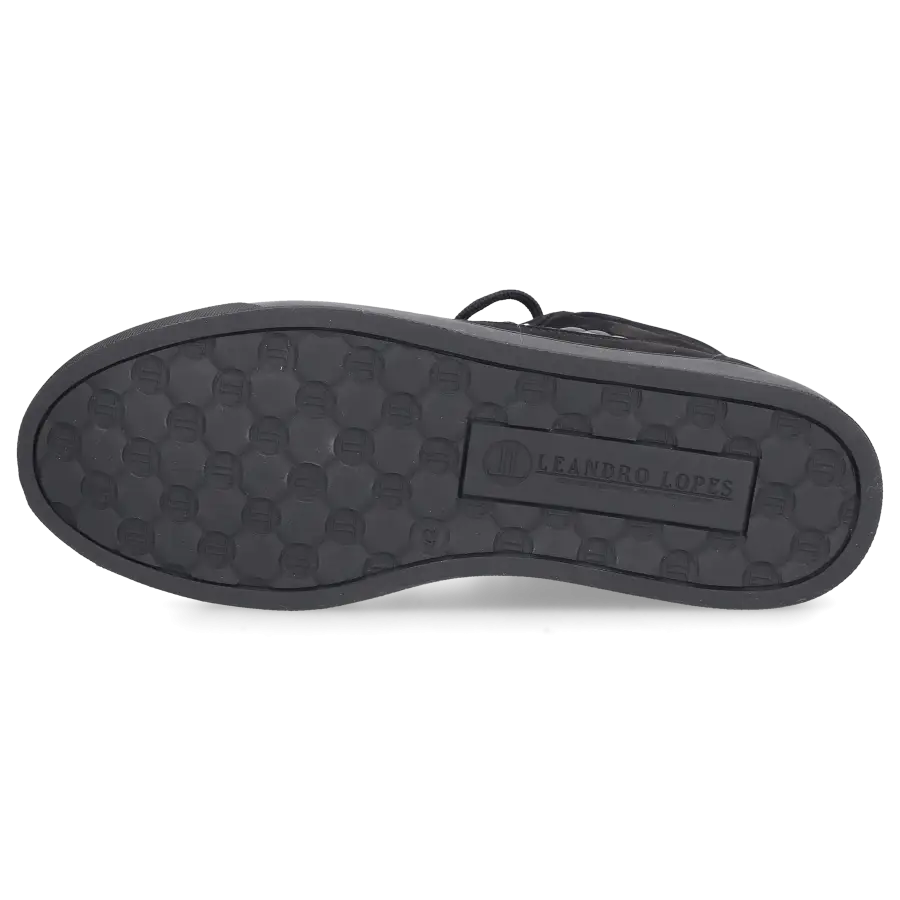 Leandro Lopes - Sneaker high FAISCA Veloursleder - schwarz