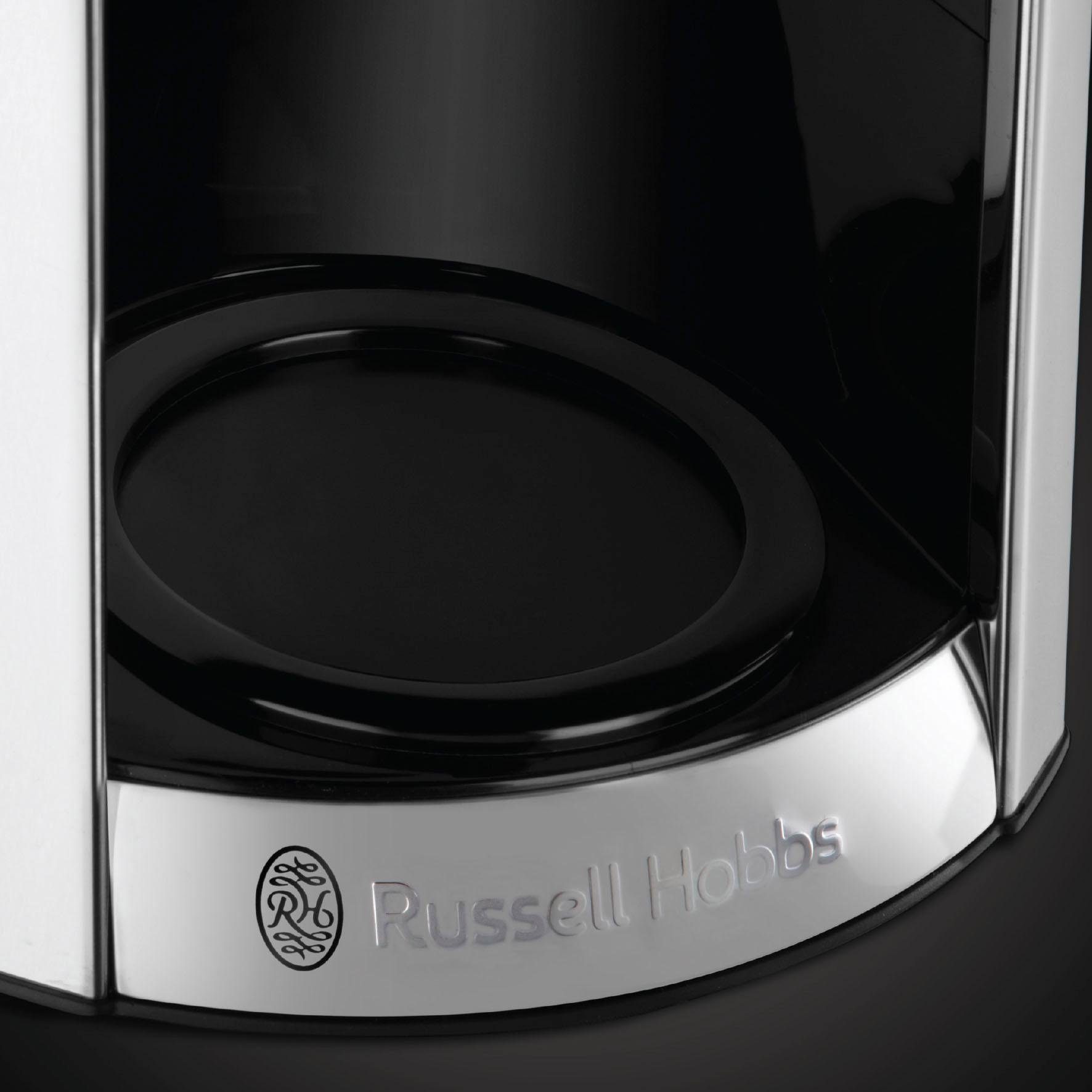 RUSSELL HOBBS Filterkaffeemaschine Luna Moonlight Grey 23241-56, 1,5l Kaffeekanne, Papierfilter 1x4, mit fingerabdruckresistenter Lackierung