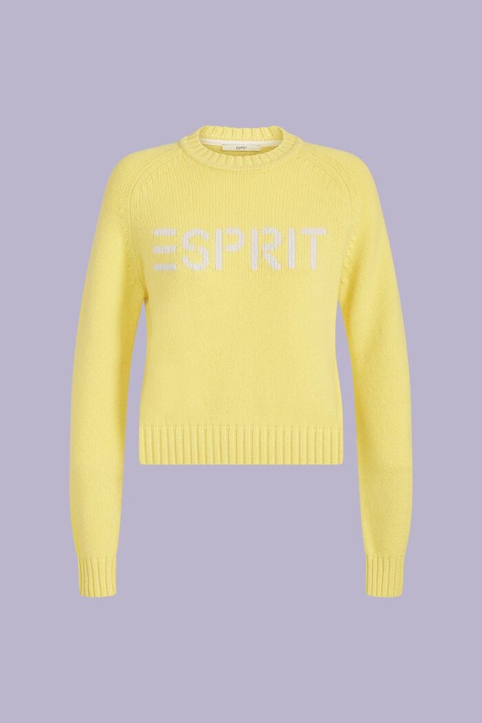Logo-Pullover aus Wolle und Kaschmir