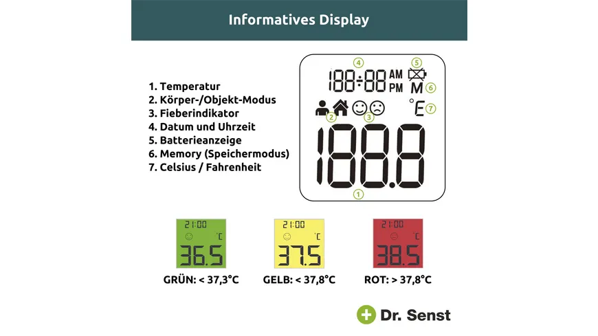 Dr. Senst Infrarot-Stirnthermometer