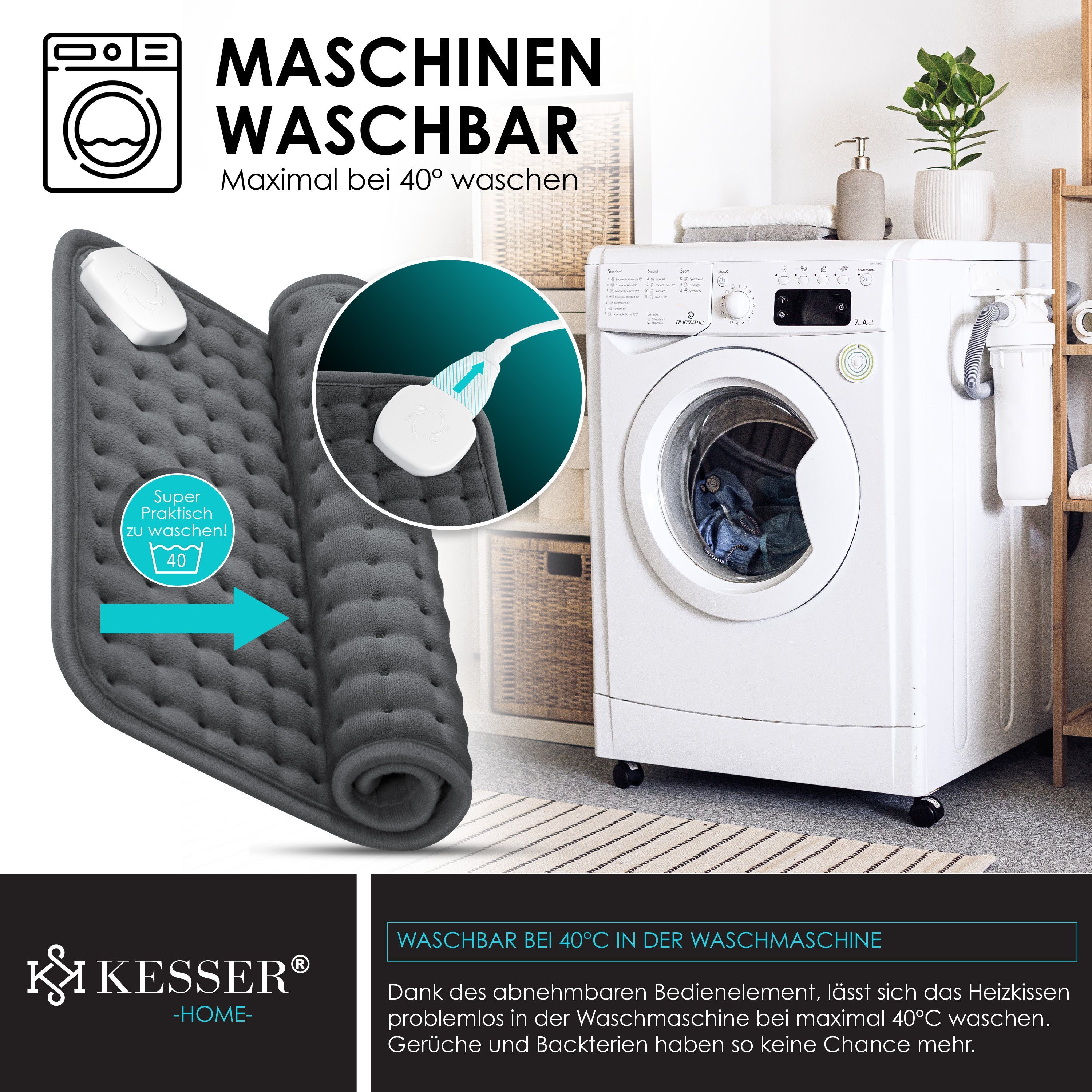 KESSER Heizkissen, Heizkissen mit Abschaltautomatik Elektrische Wärmekissen