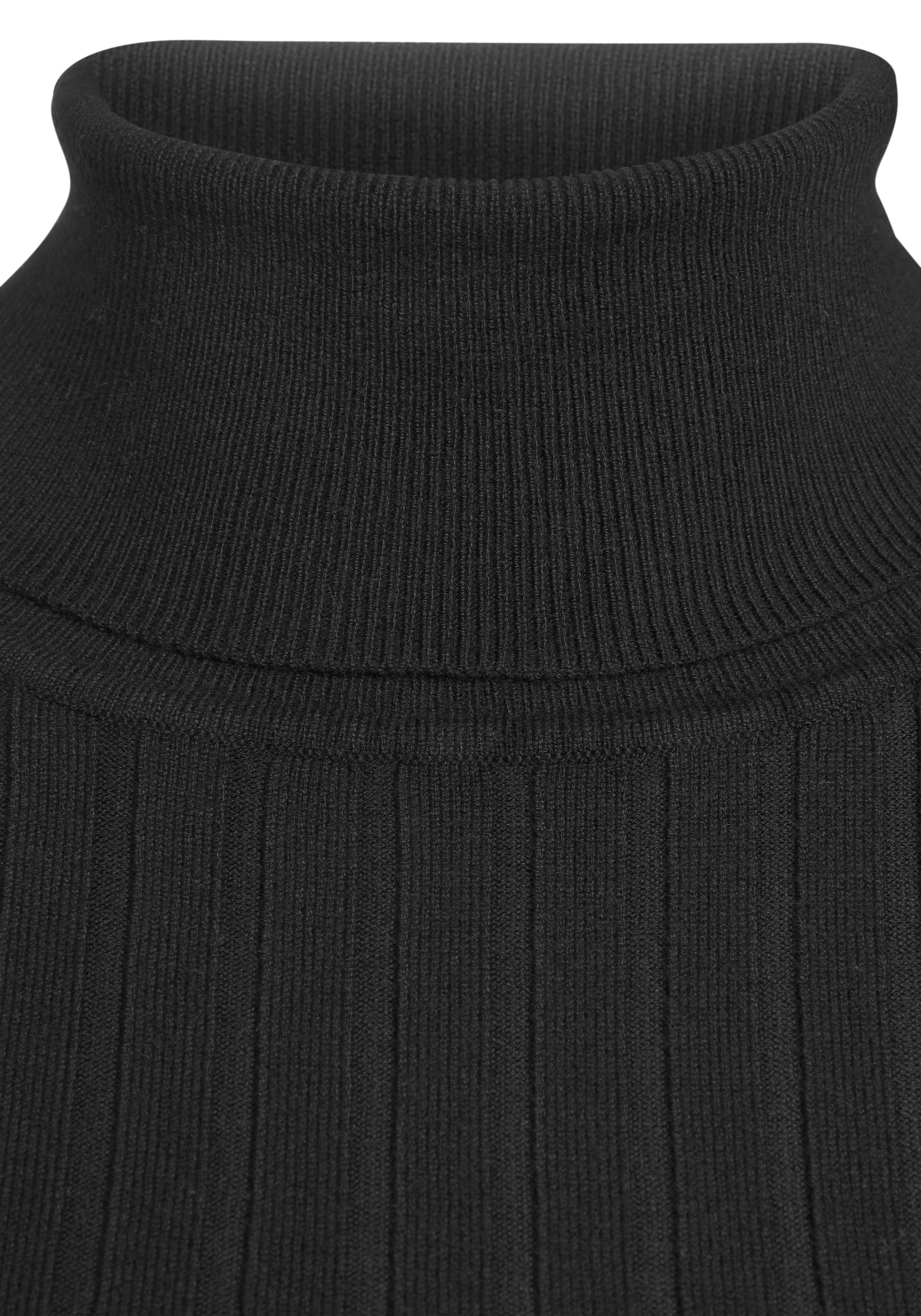 LASCANA Rollkragenpullover aus weichem Rippstrick