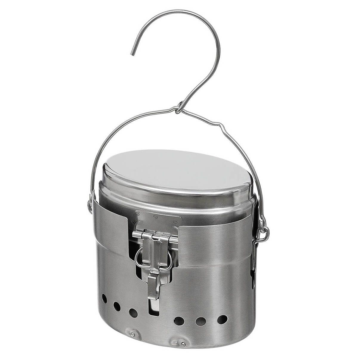 Schwed. Kochset M40 Edelstahl 3-teilig