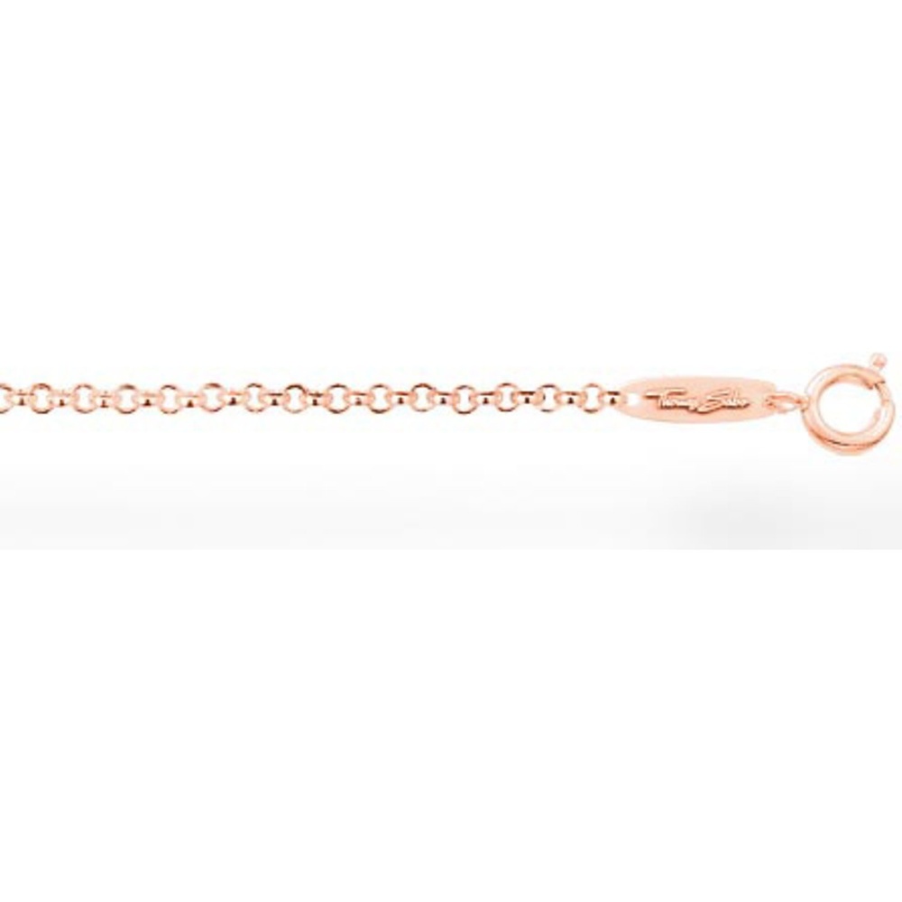 Thomas Sabo Chaînette 925 Argent or rose collier