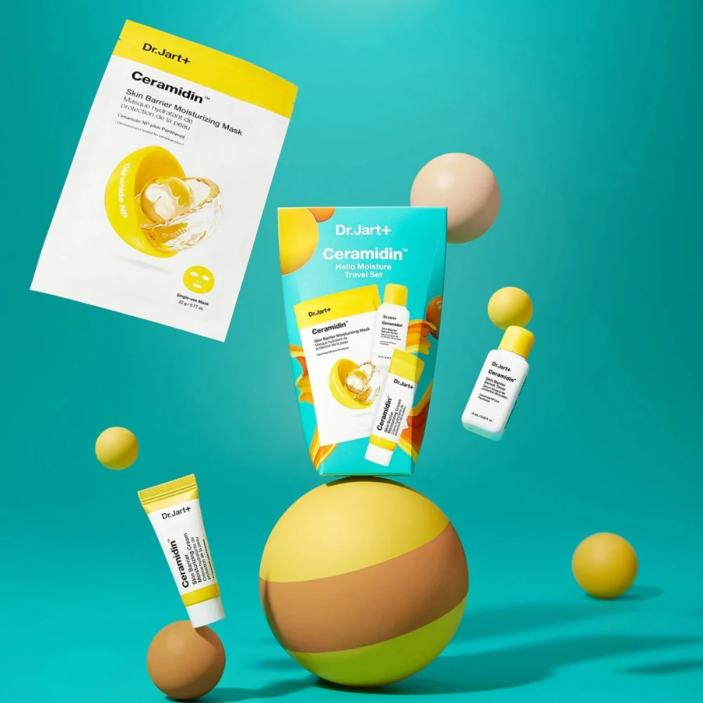 Ceramidin™ Hello Moisture Travel Set - Crema viso giorno idratante