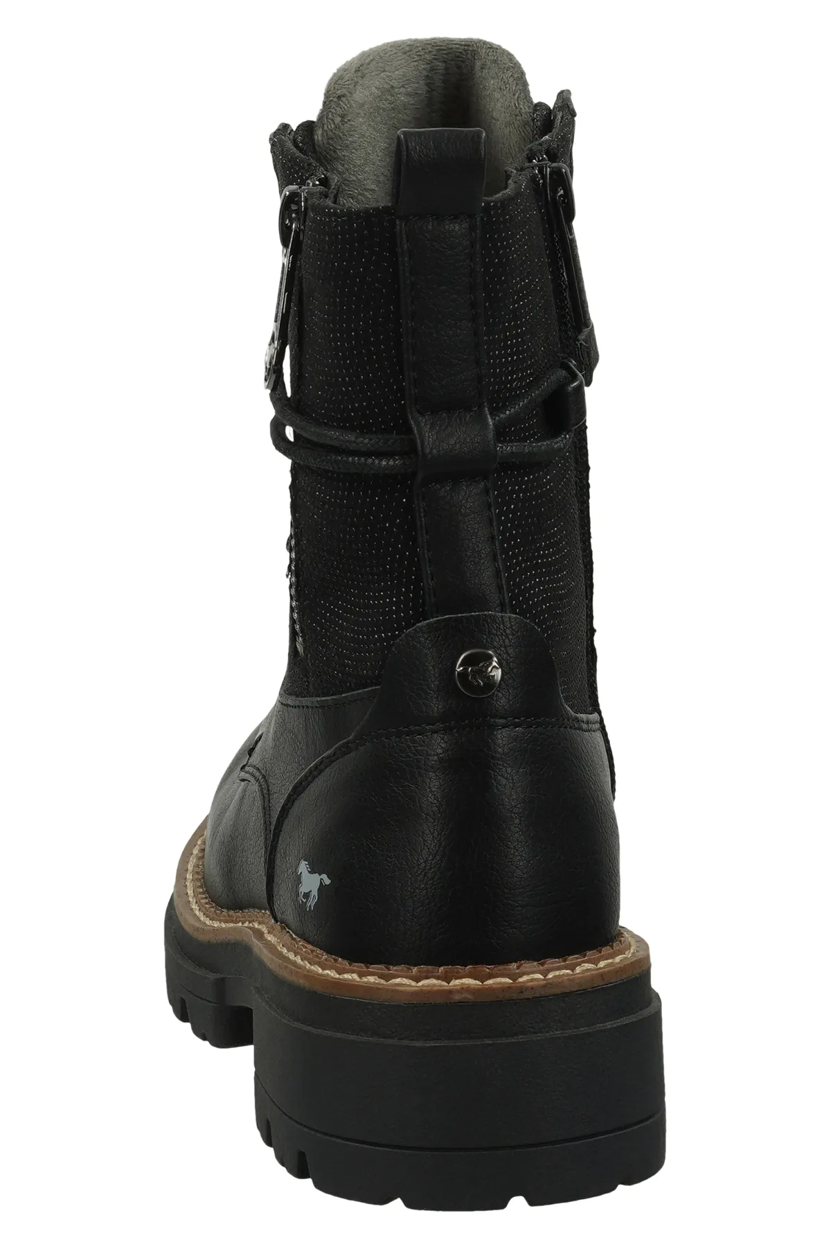 Mustang  Stiefelette - Schwarz - Blockabsatz
