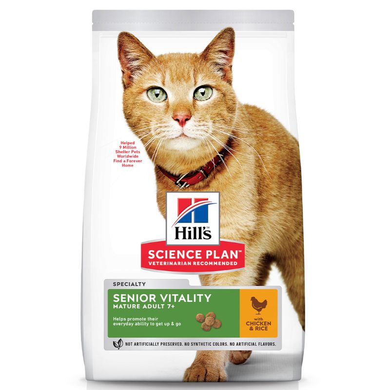 Hill's Science Plan Mature Adult Senior Vitality mit Huhn & Reis zu TOP-Preisen