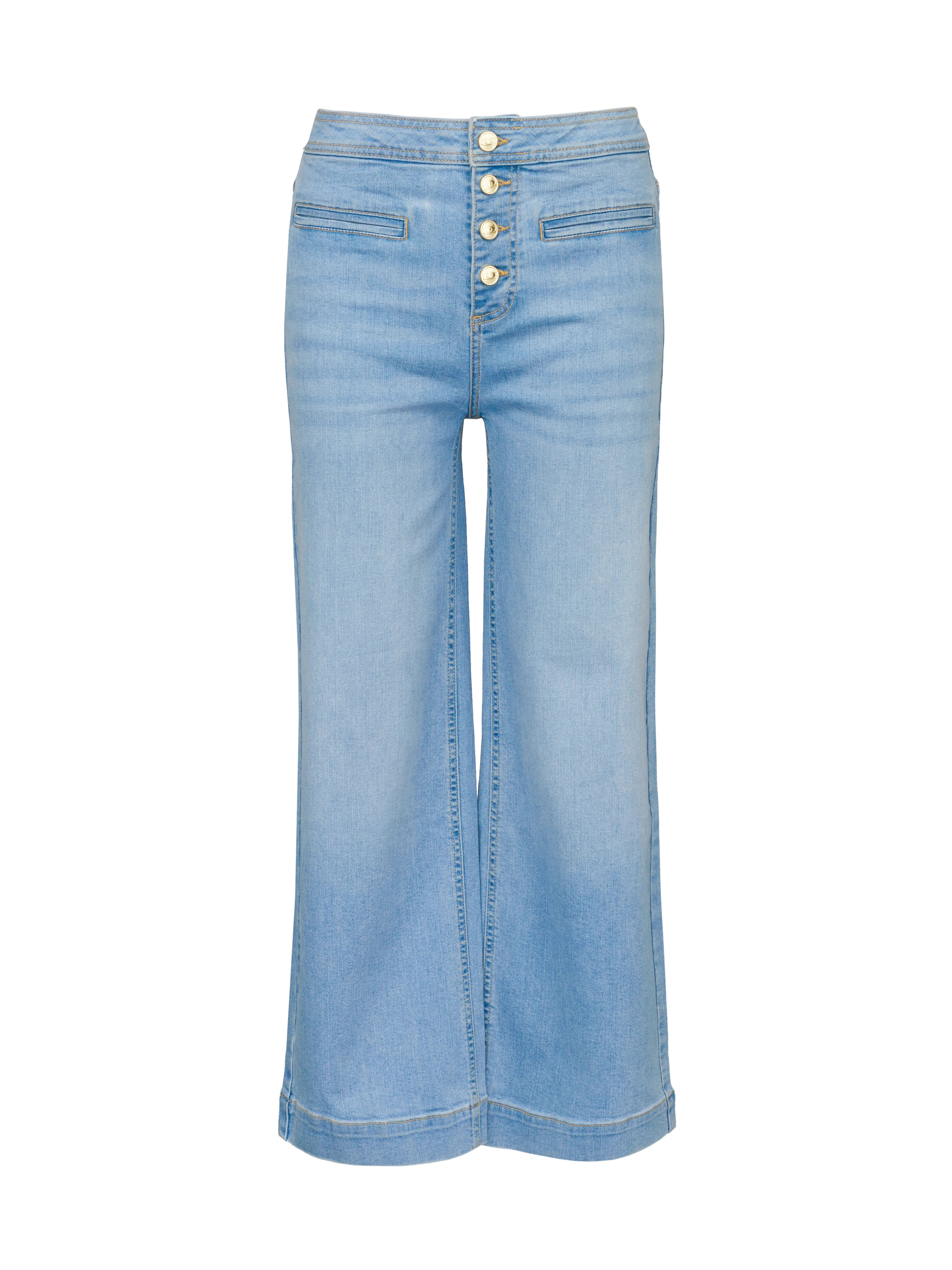 Hellblaue weite Damenjeans ORSAY