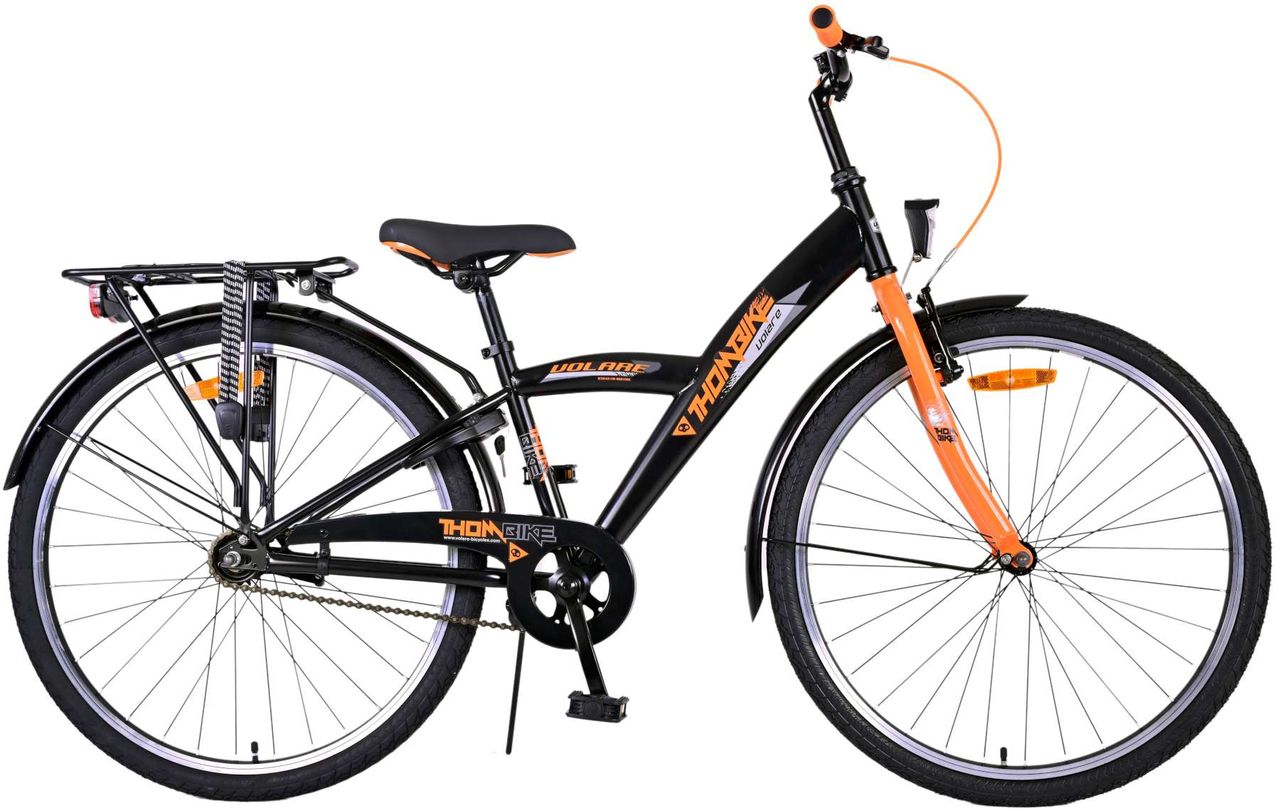 Volare Thombike Kinderfahrrad - Jungen - 26 Zoll - Schwarz Orange