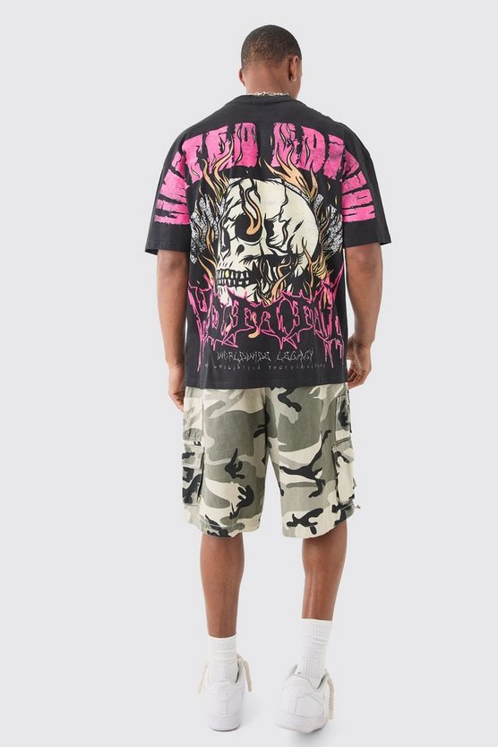 Oversize T-Shirt mit Naht-Detail
