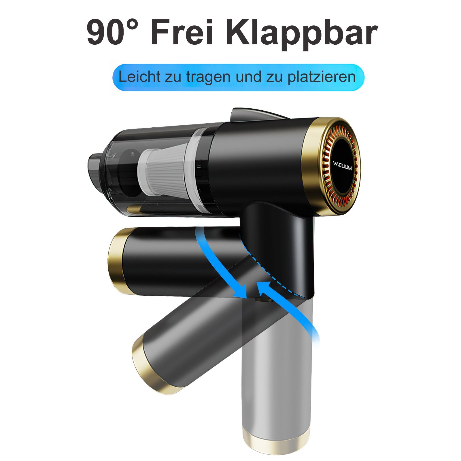 Vbrisi Akku-Handstaubsauger Handstaubsauger, Akku-Handstaubsauger, Mini Stark Staubsauger