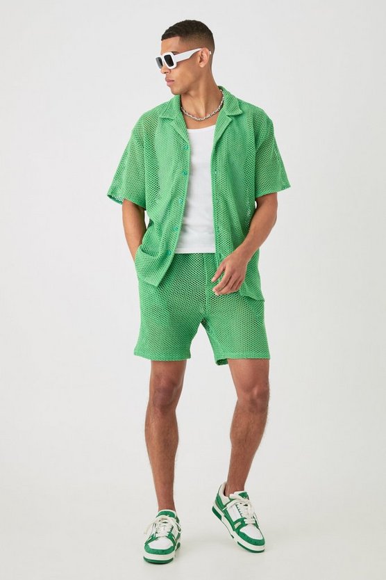 Kastiges Hemd & Shorts