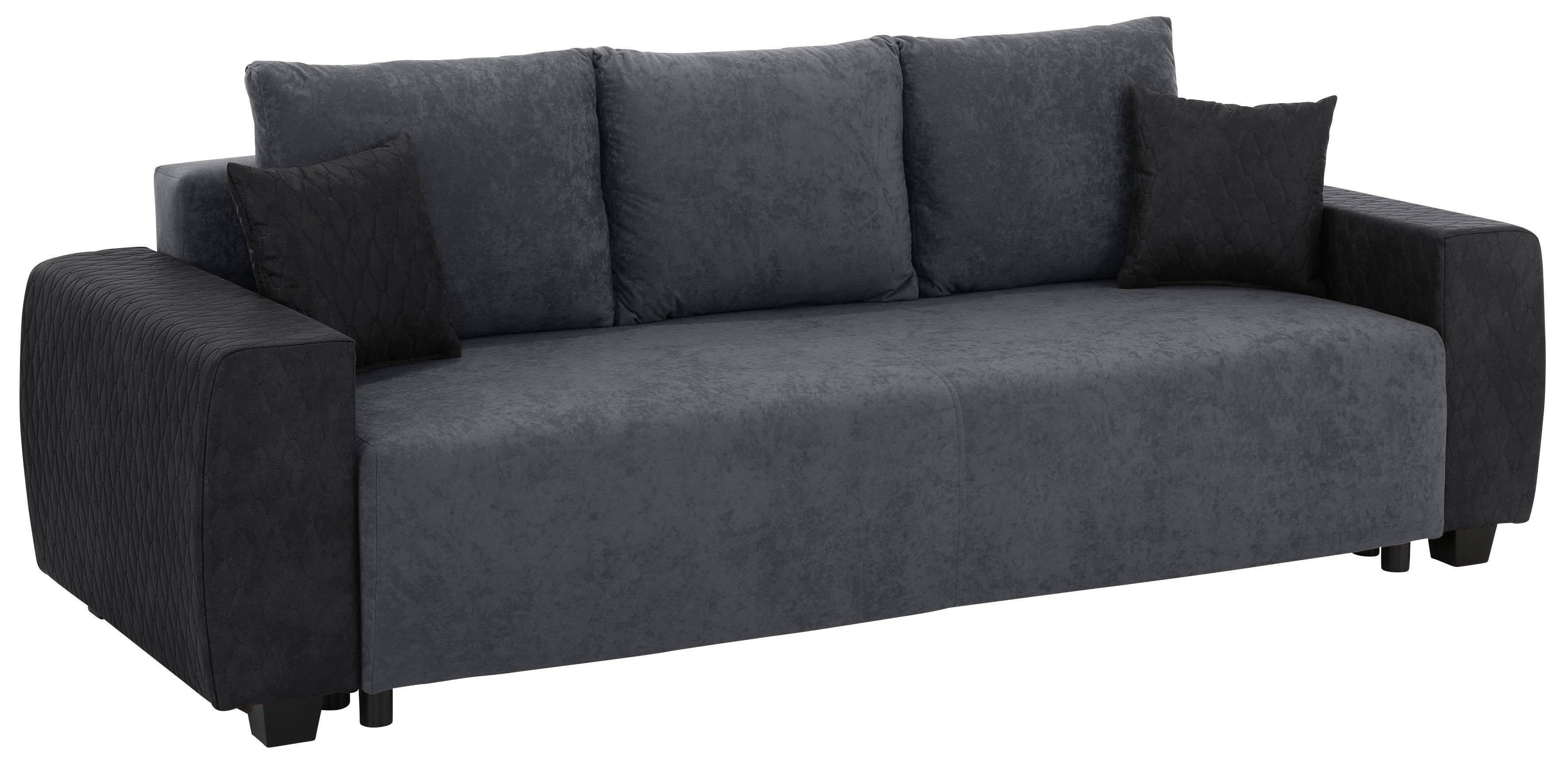 Home affaire Schlafsofa Bella, mit geprägtem Bezug bei Armlehnen