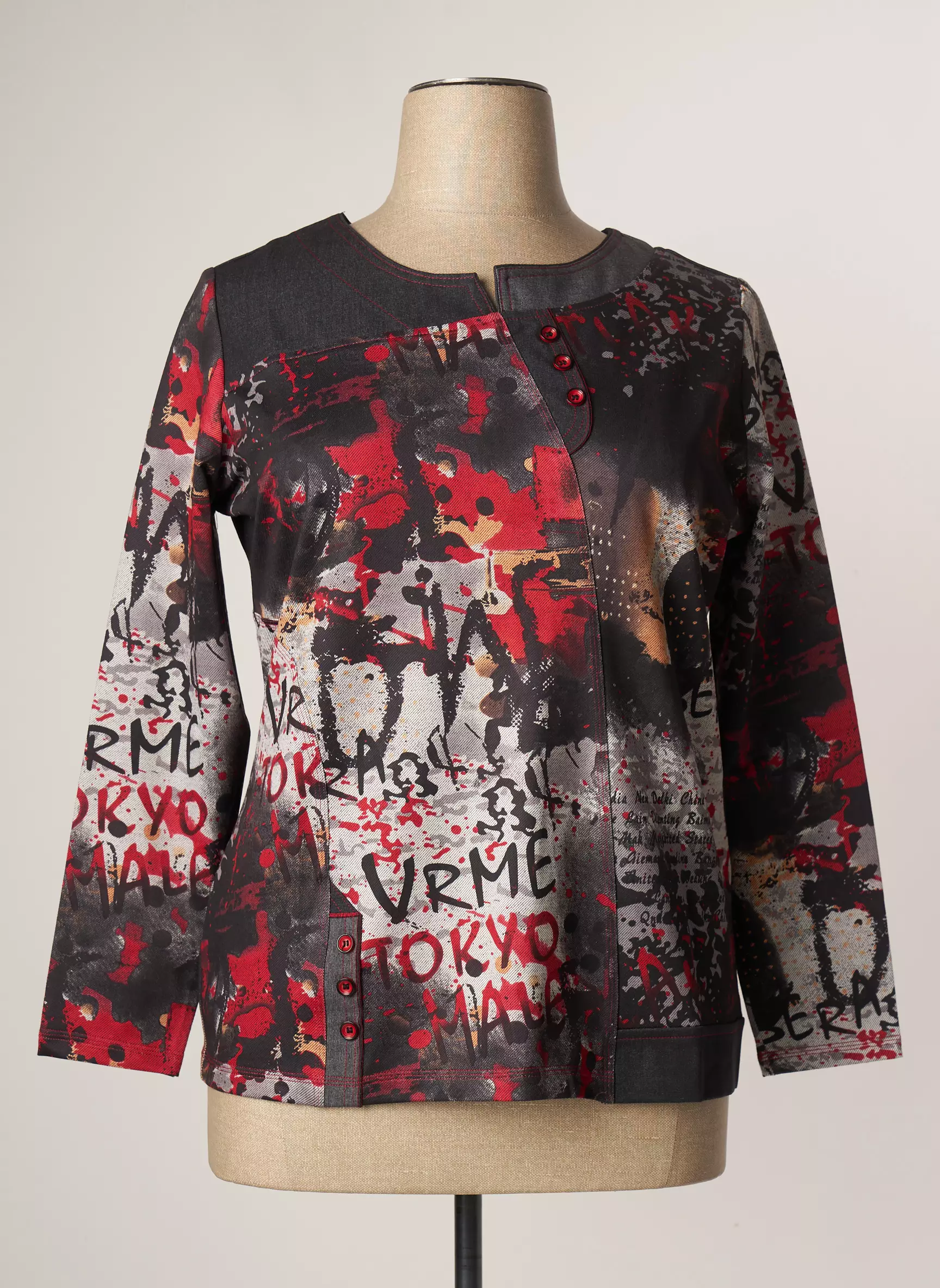 Quatre Vingt Jours Tshirts Femme couleur gris