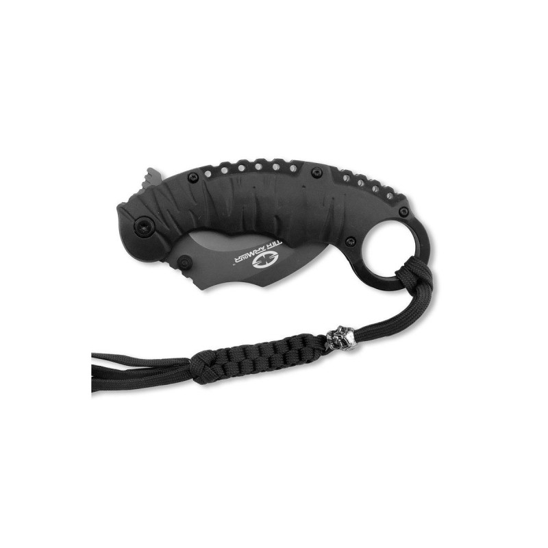 Witharmour Eagle Claw K Schwarzes Messer, Militärmesser (taktische Messer)