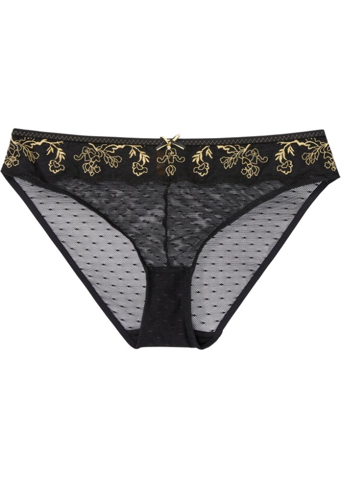 Slip mit Lurex-Stickerei​