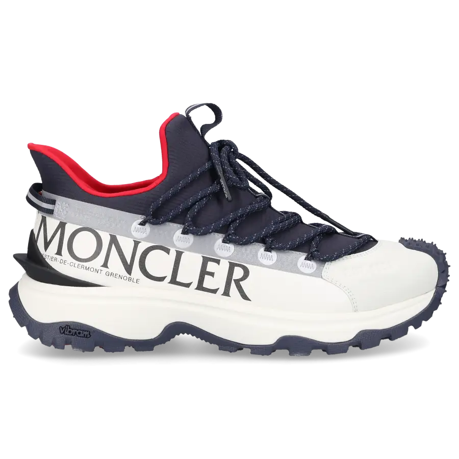 Moncler - Sneaker low TRAILGRIP LITE 2 Kalbsleder - weiß