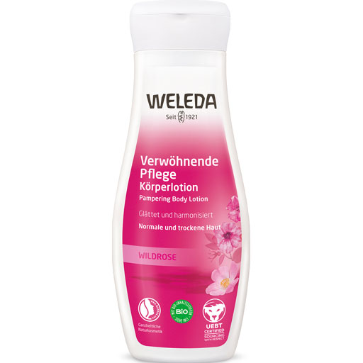 WELEDA Wildrose verwöhnende Pflege Körperlotion  200 ml  Lotion