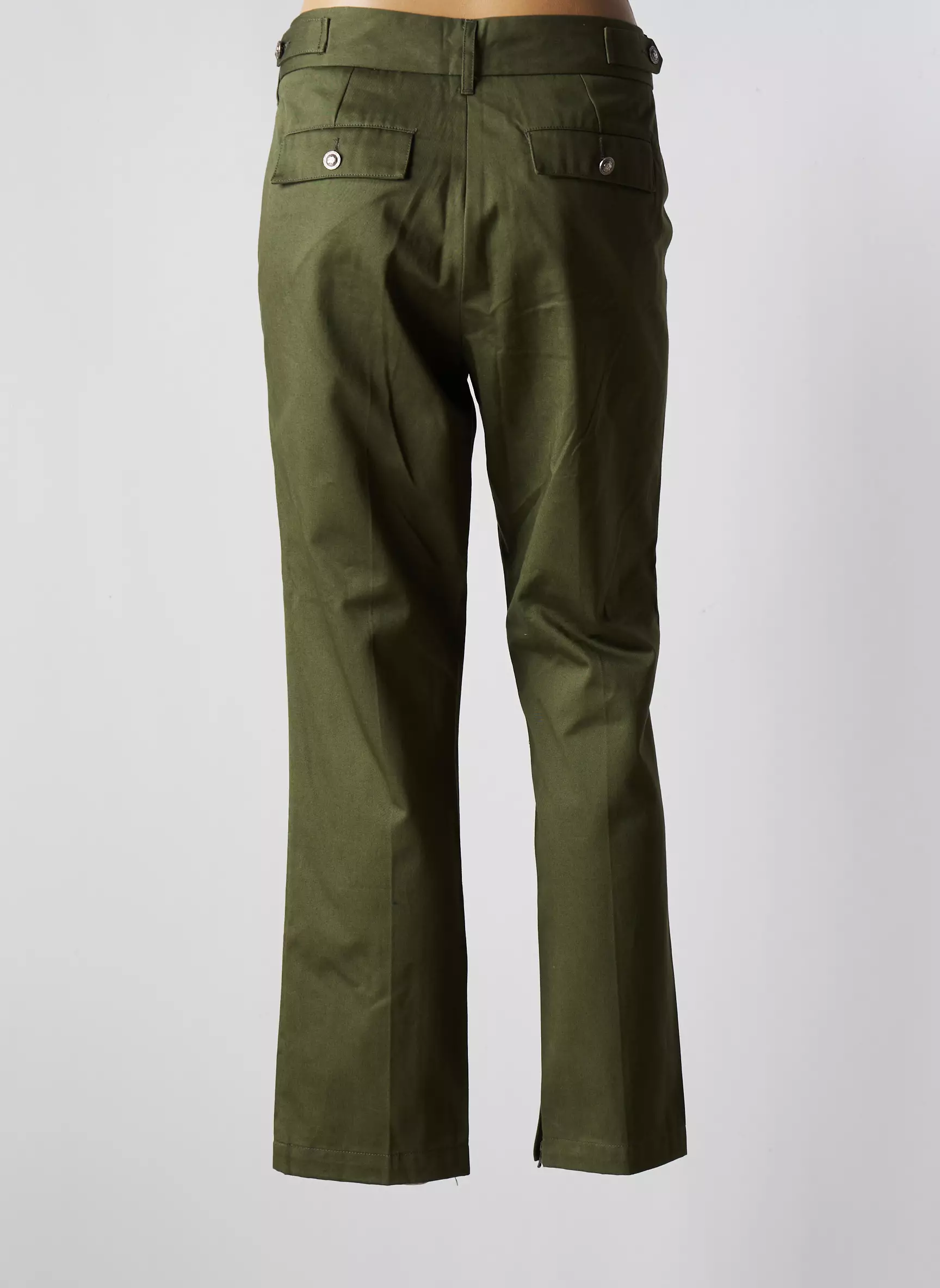 Ra Er Pantalons Droits Femme couleur vert