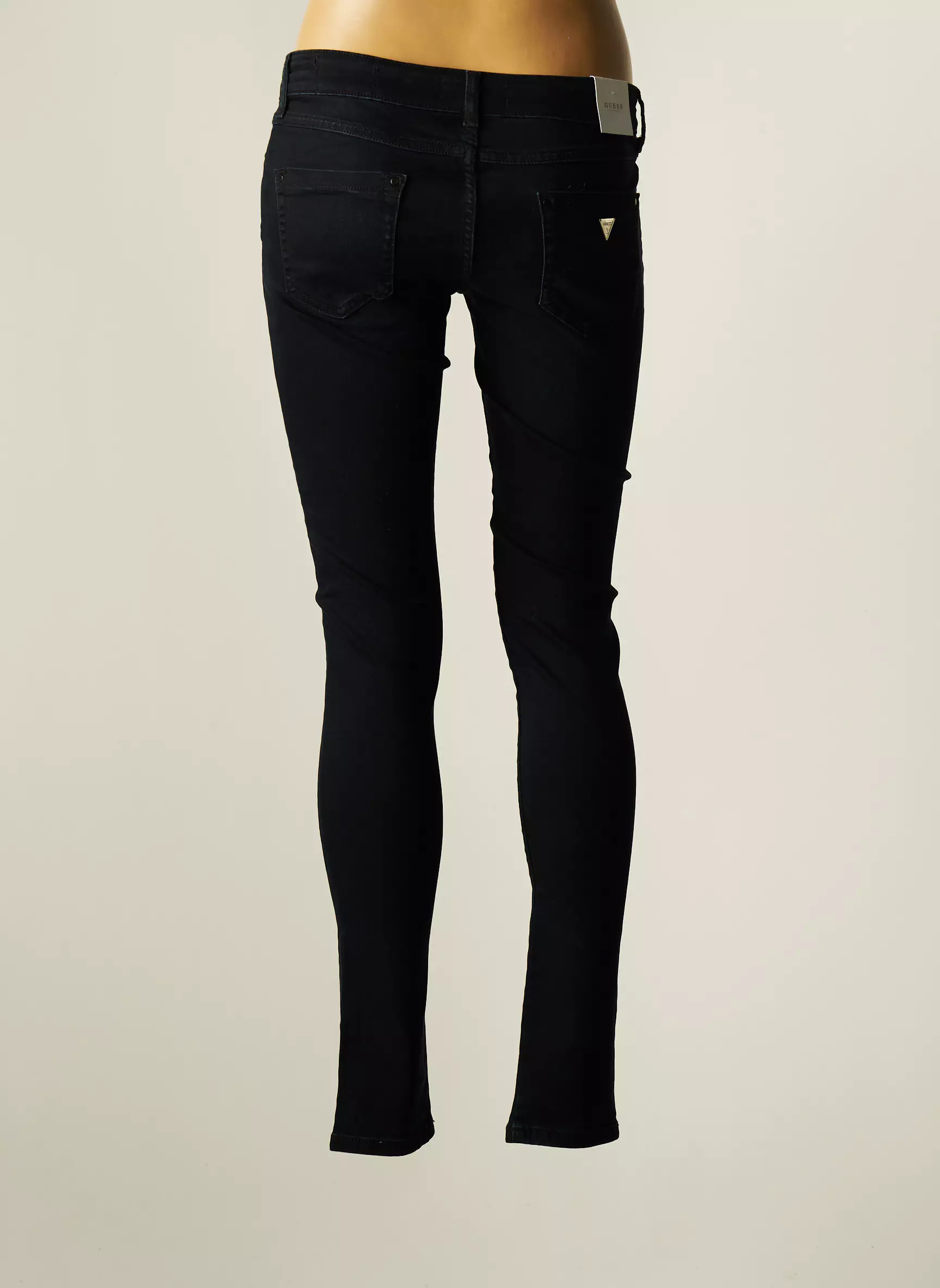 Guess Jeans Coupe Slim Femme couleur bleu