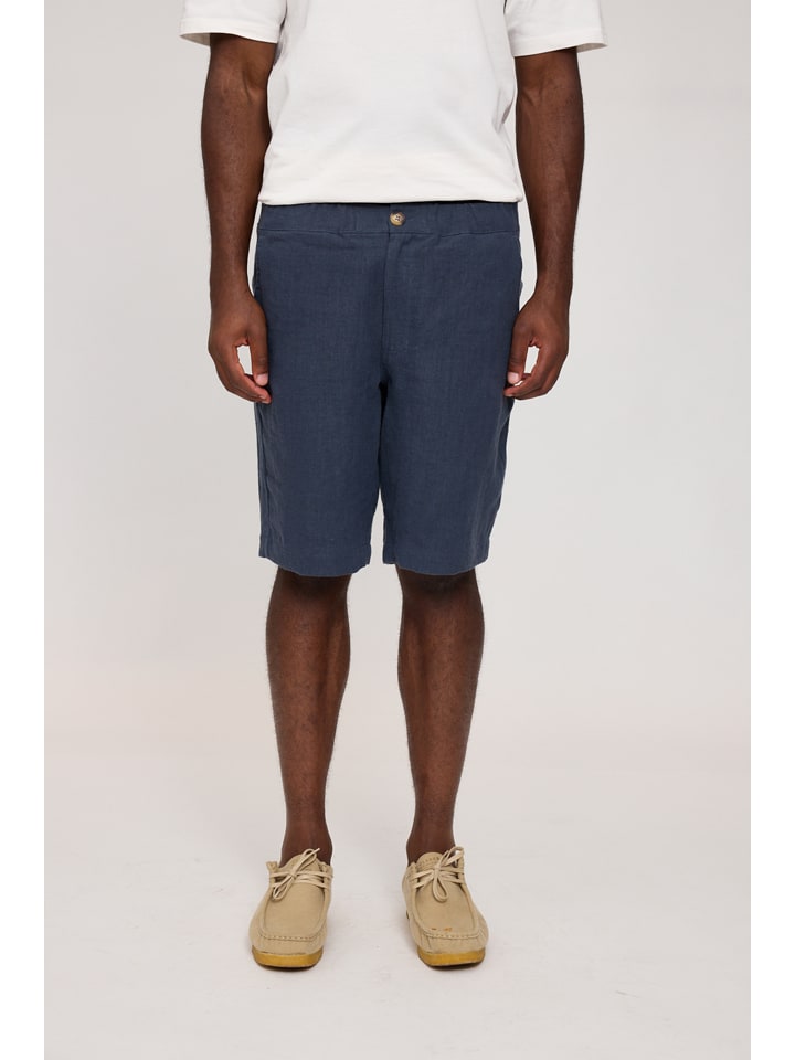 MAZINE Leinen-Shorts in Dunkelblau günstig kaufen