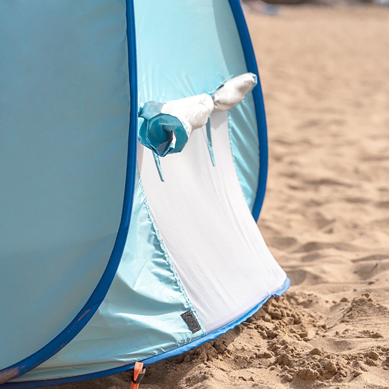 InnovaGoods Strandmuschel STRANDZELT FÜR KINDER MIT POOL MUSCHEL