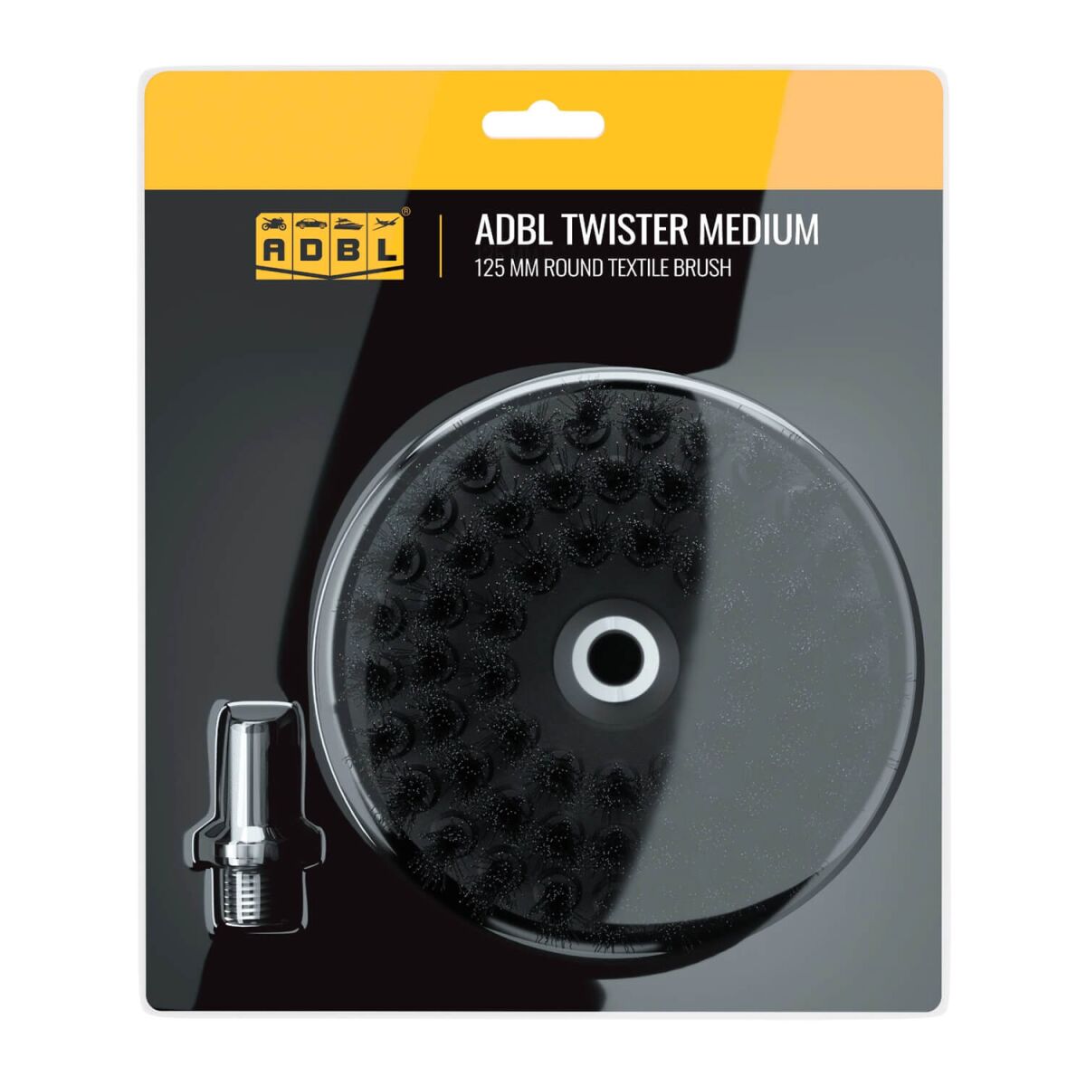 ADBL Twister medium Reinigungsbürsten-Aufsatz 125mm