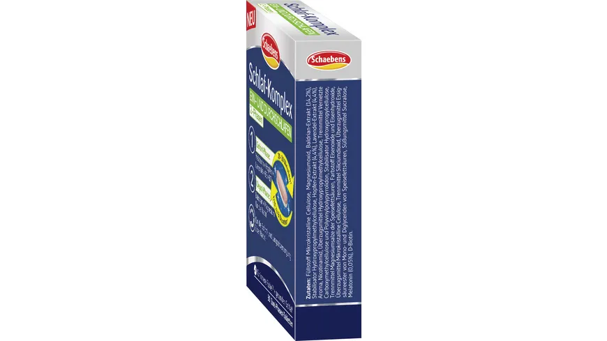 Schaebens Schlaf-Komplex 2 Phasen 1,5 mg Melatonin