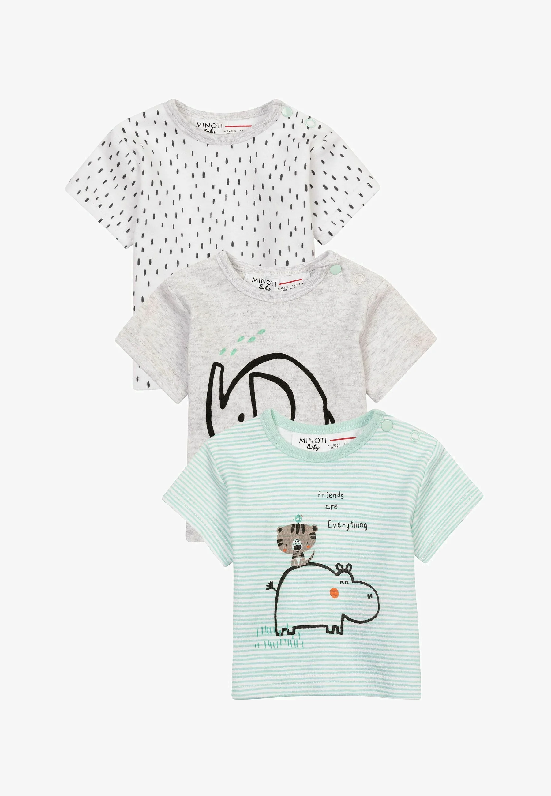 MINOTI PACK 3 - Camiseta estampada