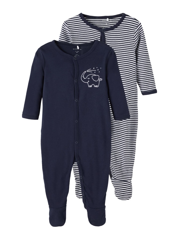 name it Schlafstrampler 2er Pack in dark sapphire günstig kaufen
