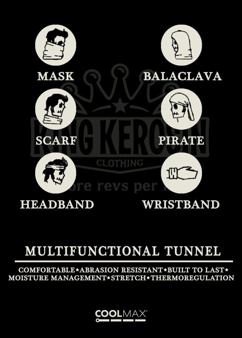 King Kerosin Multifunktionstuch Red Baron Multifunktionstuch