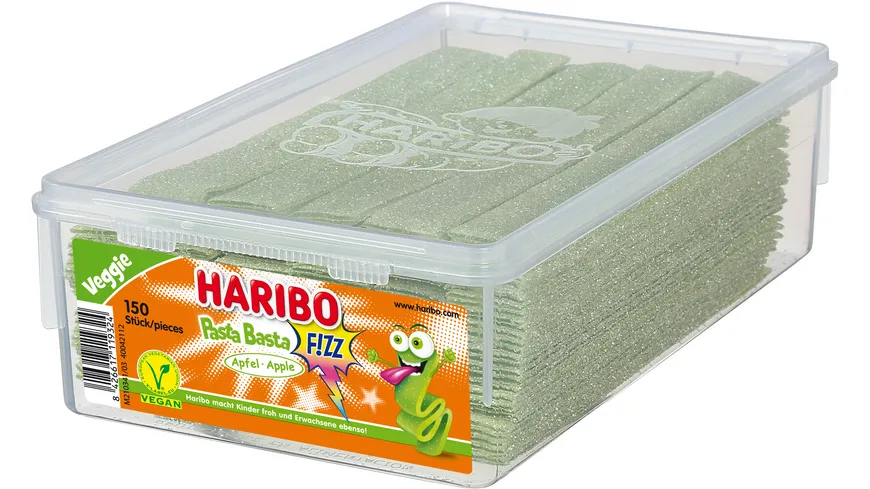 Haribo Fruchtgummi Pasta Basta Apfel Sauer Veggie 1125 g