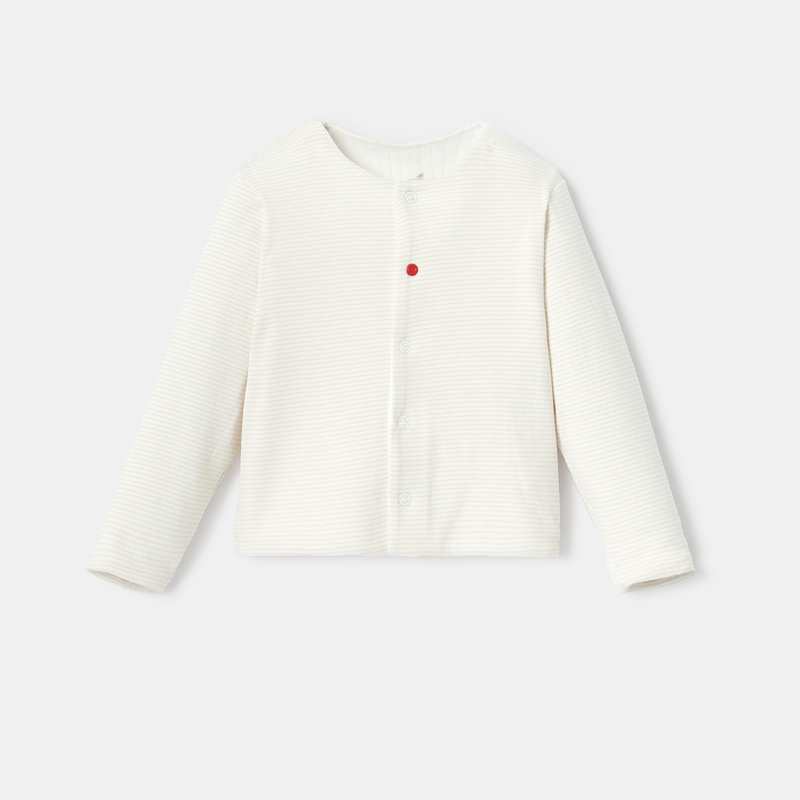 Gilet matelassé imprimé réversible beige naissance Absorba