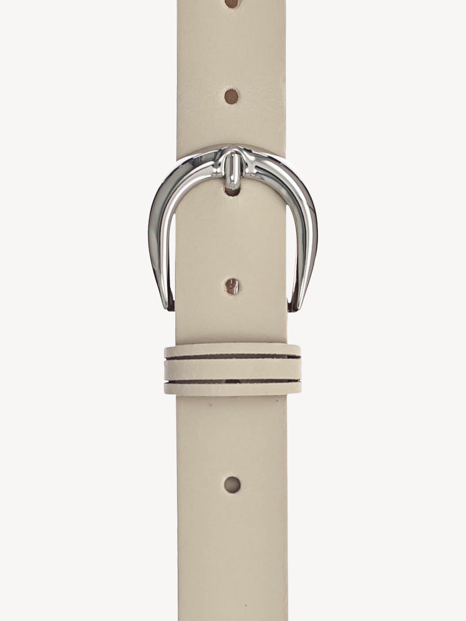 Ceinture en cuir - beige