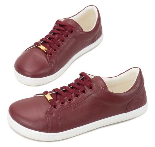 Antal ~ Amada Leder Sneaker ~ Burgunder