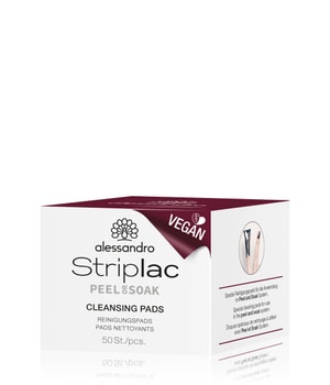 Alessandro Striplac Peel or Soak Pads Nagellackentferner-50 Stk