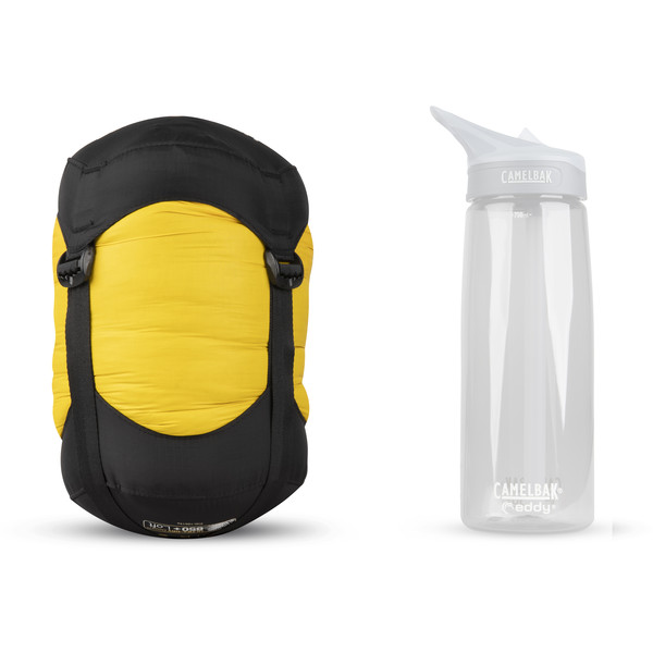 SPARK SPIII - REGULAR LIGHT GREY / YELLOW - Daunenschlafsack