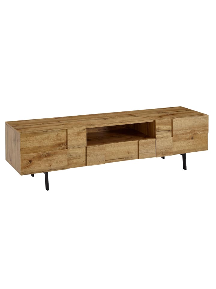 KADIMA DESIGN Lowboard | Eiche, 160x46x43cm, TV-Kommode, 2 Türen günstig kaufen onesize