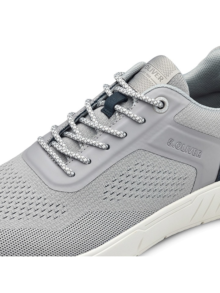 s.Oliver Sneakers in Grau/ Dunkelblau günstig kaufen
