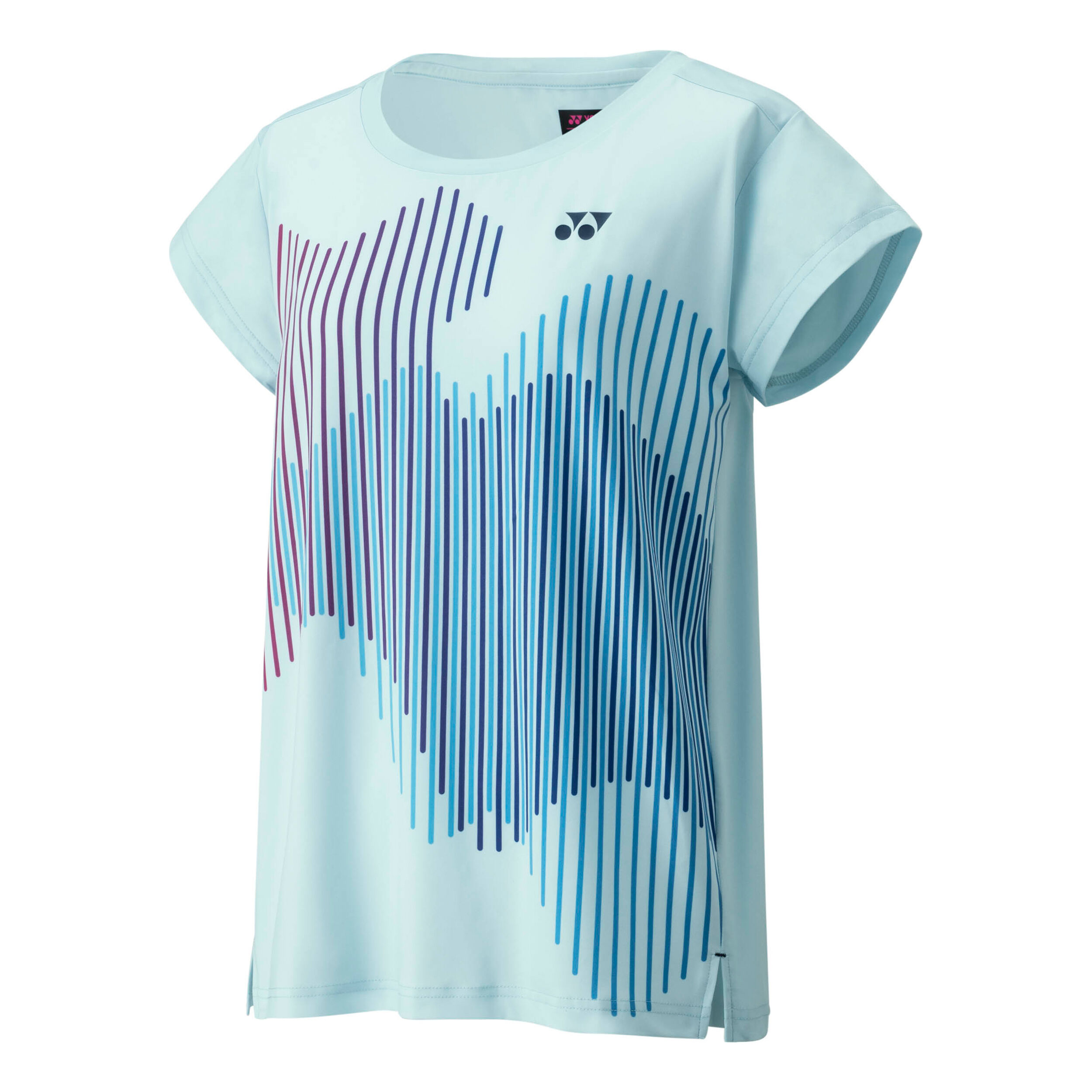 Crew Neck T-Shirt Damen - Hellblau