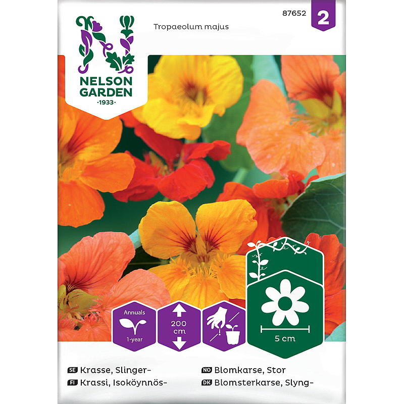 Nelson garden Frø Blomkarse Stor, mix