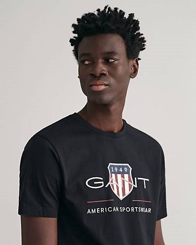 GANT Herren T-Shirt ARCHIVE SHIELD